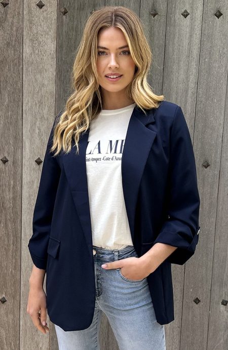 Oversized Blazer Limited Marine