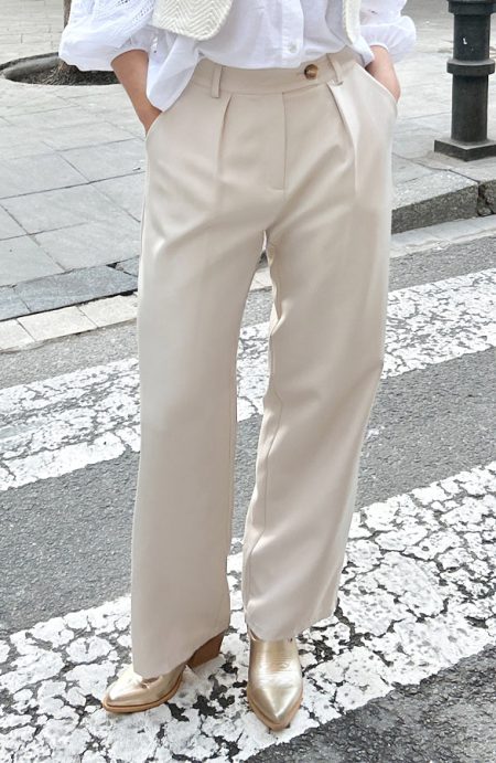 Palazzo Pants Beige Limited