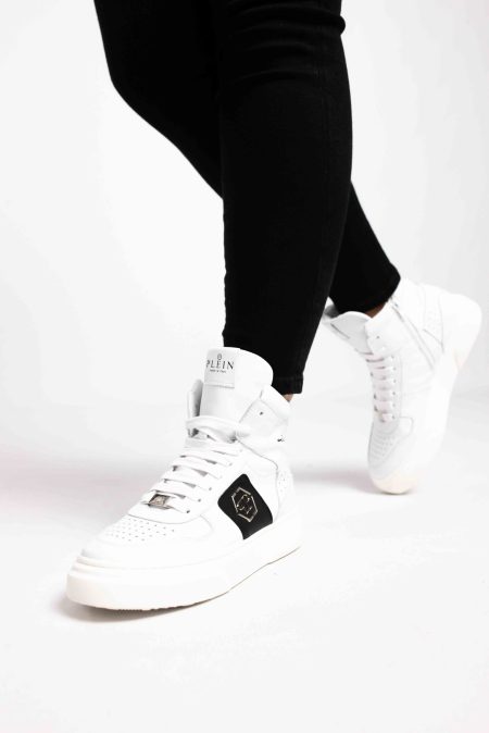 Philipp Plein High Limited Sneakers 72892 Dames/Kids White - Maat 40 - Kleur: Wit | Soccerfanshop