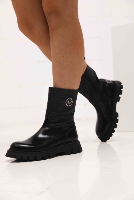 Philipp Plein Laarzen 79052 Dames/Kids Zwart - Maat 40 - Kleur: Zwart | Soccerfanshop