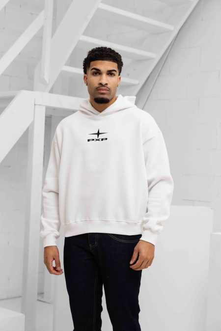 Project X Paris Boxy Hoodie Heren Wit - Maat M - Kleur: Wit | Soccerfanshop