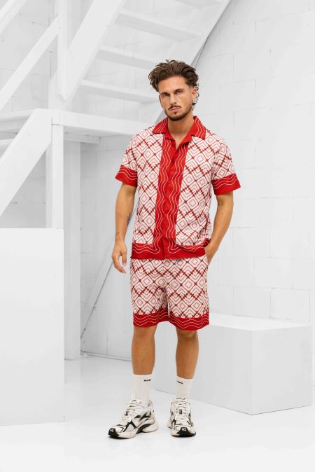 Project X Paris Chemise Fluide Zomerset Heren Rood - Maat XL - Kleur: Rood | Soccerfanshop