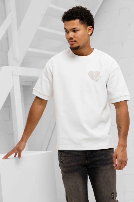 Project X Paris Cœur Brisé T-Shirt Heren Wit - Maat XL - Kleur: Wit | Soccerfanshop