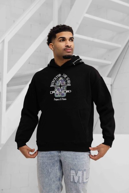 Project X Paris Vitrail Hoodie Heren Zwart - Maat XXL - Kleur: Zwart | Soccerfanshop