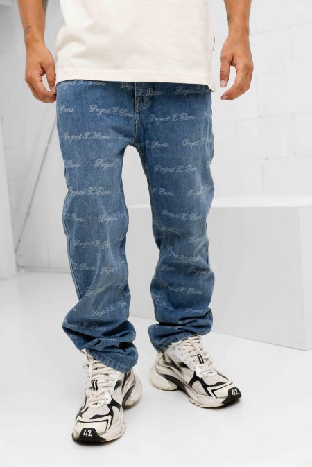 Project x Paris Jeans Heren Blauw - Maat XL - Kleur: Lichtblauw | Soccerfanshop