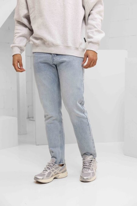 Project x Paris Slim Denim Jeans Heren Lichtblauw - Maat L - Kleur: Lichtblauw | Soccerfanshop