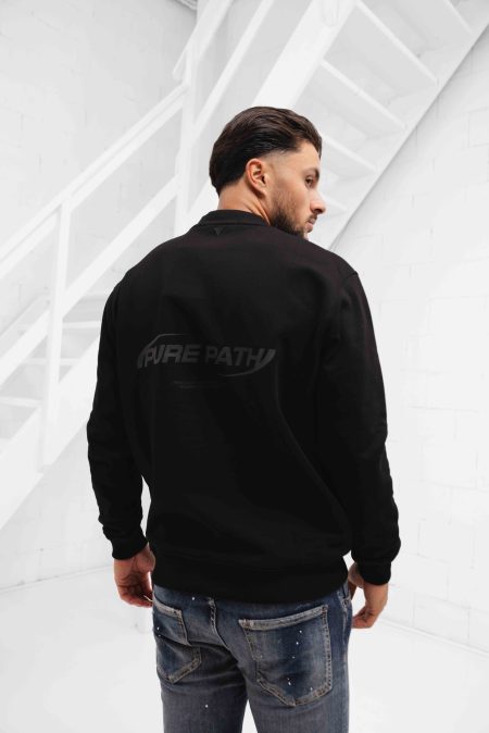 Pure Path Cosmic Orbit Sweater Heren Zwart - Maat XL - Kleur: Zwart | Soccerfanshop