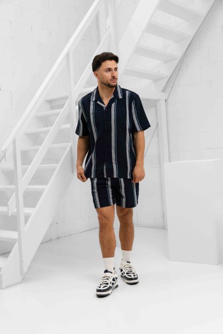 Pure Path Cuban Zomerset Heren Donkerblauw - Maat XL - Kleur: Donkerblauw | Soccerfanshop