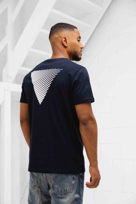 Pure Path Essential Logo T-Shirt Heren Donkerblauw - Maat XS - Kleur: Donkerblauw | Soccerfanshop