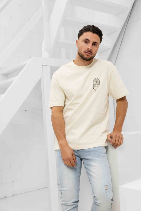 Pure Path Latin Spirit Icon T-Shirt Heren Beige - Maat XL - Kleur: Beige | Soccerfanshop