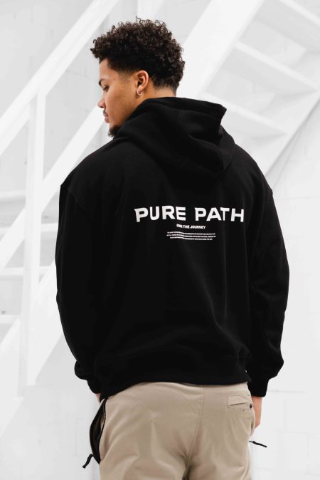 Pure Path Signature Hoodie Heren Zwart - Maat XXL - Kleur: Zwart | Soccerfanshop