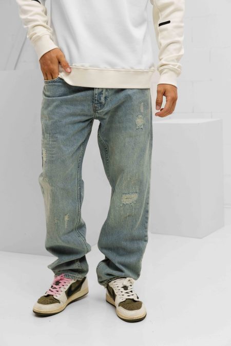 Pure Path The Eric Jeans W1566 Heren Lichtblauw - Maat 36 - Kleur: Lichtblauw | Soccerfanshop