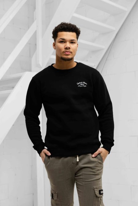 Quotrell Atelier Milano Sweater Heren Zwart - Maat XS - Kleur: WitZwart | Soccerfanshop