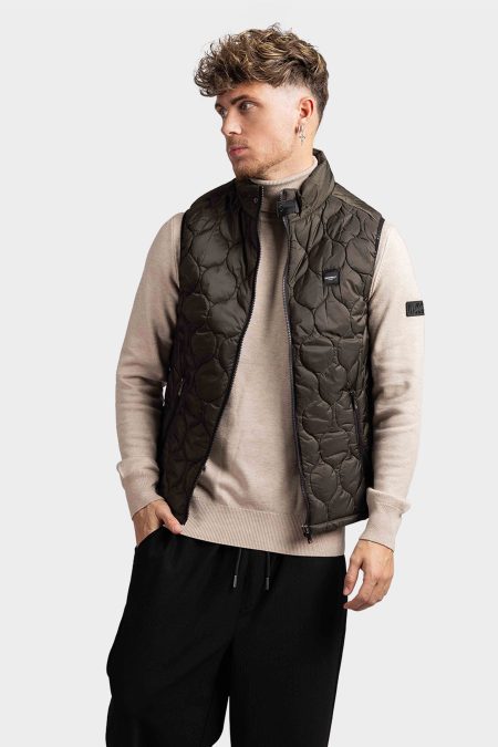 Quotrell Couture Dijon Bodywarmer Heren Groen - Maat XS - Kleur: Groen | Soccerfanshop