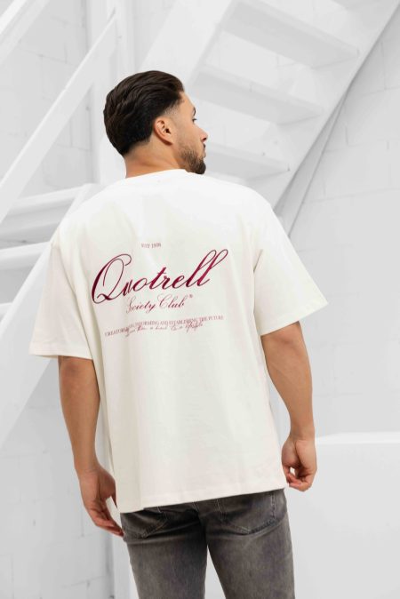 Quotrell Creators T-Shirt Heren Wit/Rood - Maat XXL - Kleur: Wit | Soccerfanshop