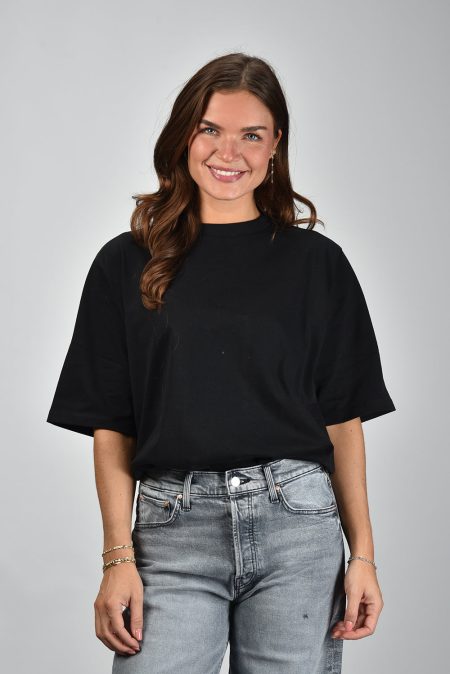 RÓHE t-shirt 415-20-096 black