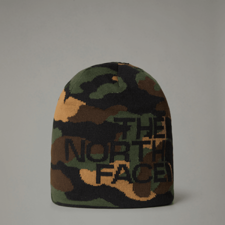 The North Face Omkeerbare Highline-beanie Tnf Black Tnf Camo Print-tnf Black male