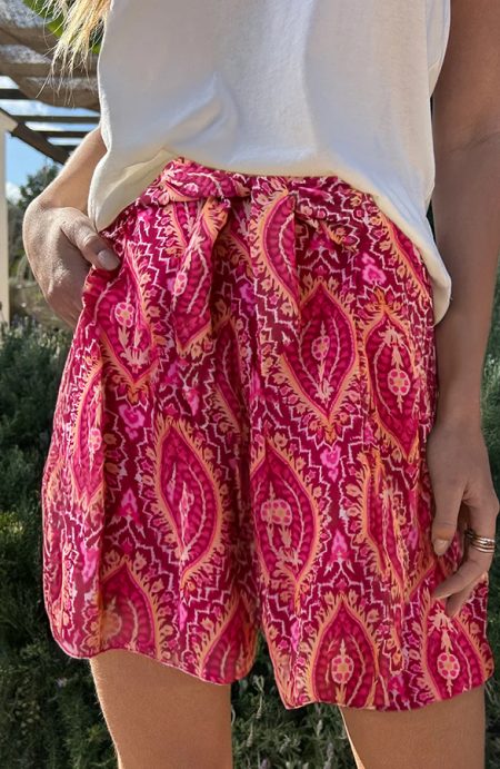 Rosso Chiffon Skort Bow Rood