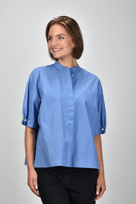 Sea Me Happy top Minnie Light Cotton blue