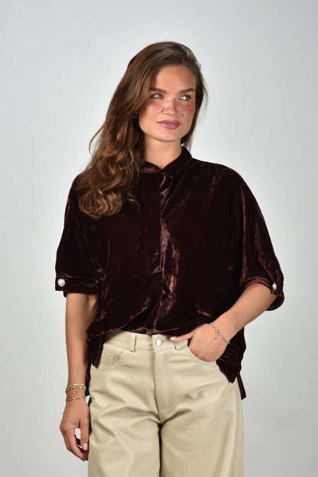 Sea Me Happy top Minnie Velvet brownie