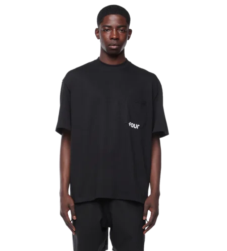 Logo Pocket Tee Jet Black - XL