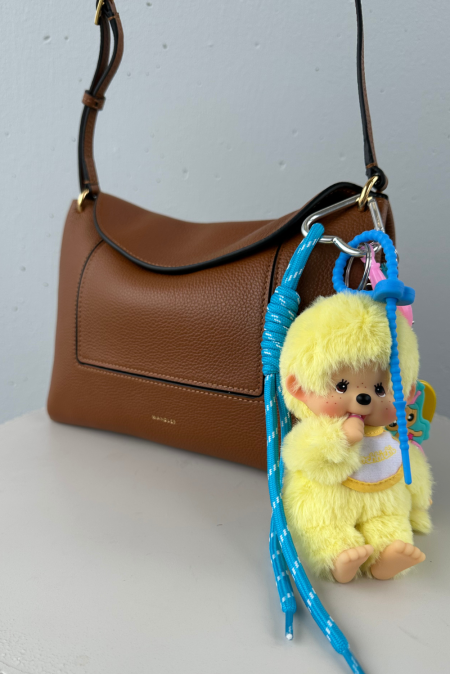 Shouia bag charm Kiki Pastel 46 geel/blauw