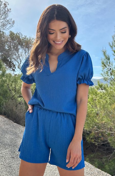 Smocked Short Sevilla Kobalt 2.0