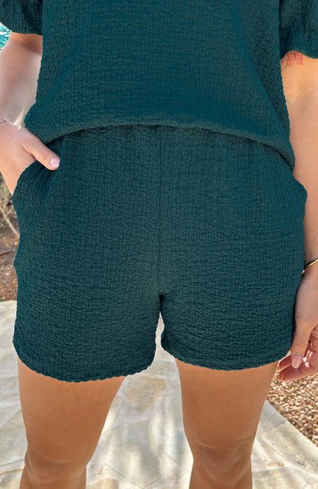 Smocked Short Sevilla Petrol 2.0