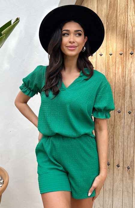 Smocked Top Sevilla Bright Green 2.0