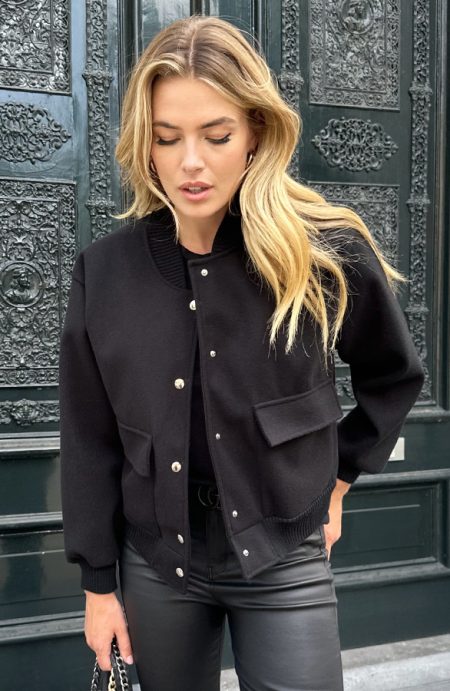 Soft Bomberjacket Zwart