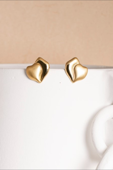 Souvenirs De Pomme oorbellen Rosa Shortie T274 gold