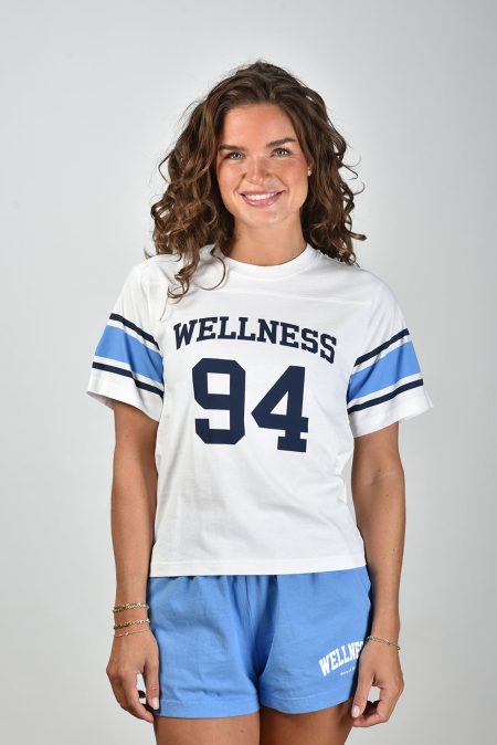 Sporty & Rich t-shirt Wellness 94 Rugby TO039620037WH01 white