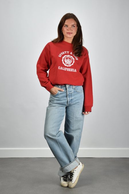 Sporty & Rich trui California Emblem ST07164033RE15 ruby