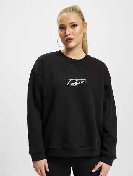 Couture Club Box Logo Sweater Dames Zwart - Maat S - Kleur: Zwart | Soccerfanshop