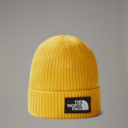 The North Face Tnf Logo Box-beanie Met Boord Summit Gold male