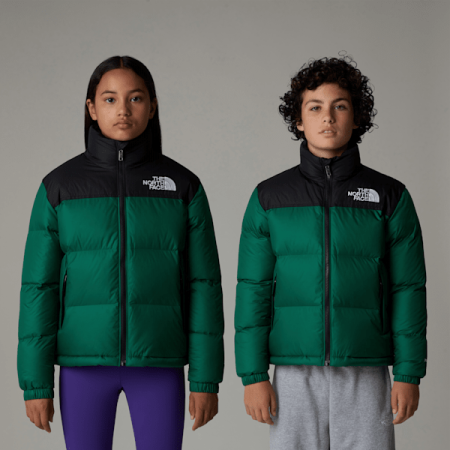 The North Face 1996 Retro Nuptse-jas Voor Tieners Evergreen male