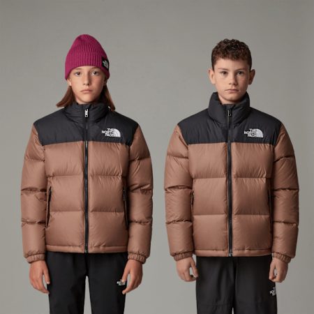 The North Face 1996 Retro Nuptse-jas Voor Tieners Latte male