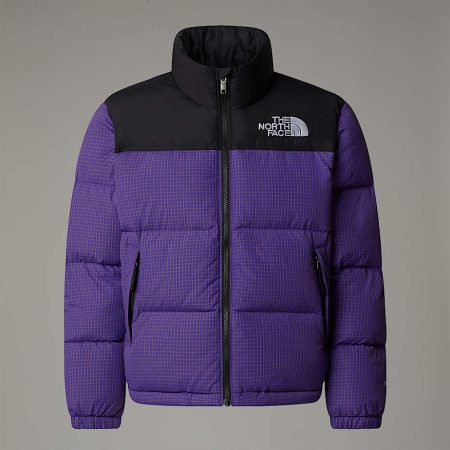 The North Face 1996 Retro Nuptse-jas Voor Tieners Peak Purple-ripstop male