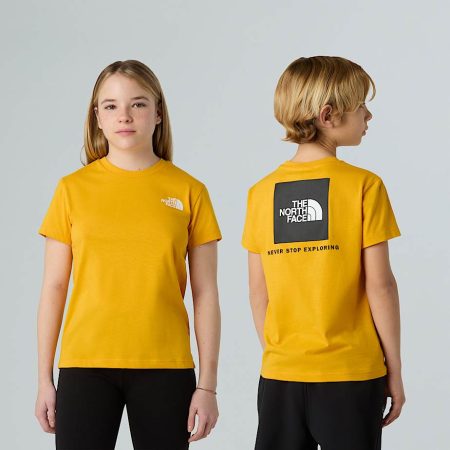 The North Face Box Nse-t-shirt Voor Tieners Summit Gold male