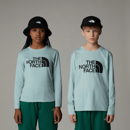 The North Face Easy-t-shirt Met Lange Mouwen Voor Tieners Muted Pine male