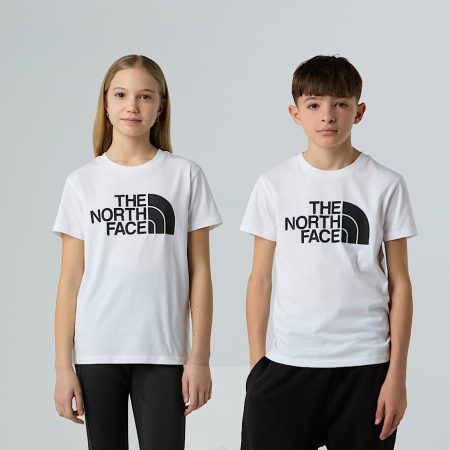 The North Face Easy-t-shirt Voor Tieners Tnf White male