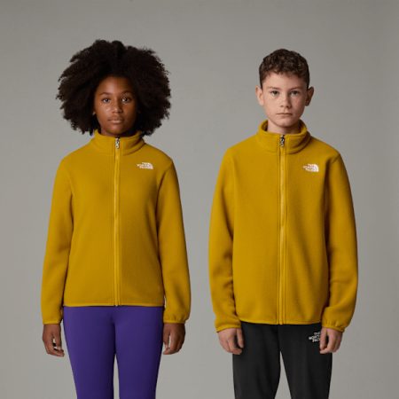 The North Face Emilio-fleece Met Volledige Rits Voor Tieners Arrowwood Yellow male