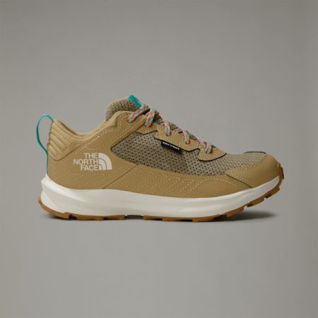 The North Face Fastpack Waterdichte Wandelschoenen Voor Tieners Khaki Stone-geyser Aqua male