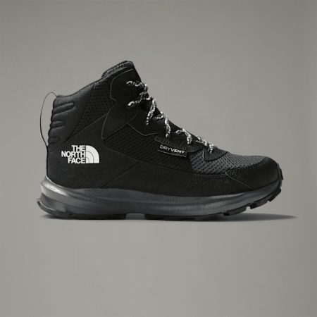 The North Face Fastpack Waterproof Mid-wandelschoenen Voor Tieners Tnf Black-tnf Black male