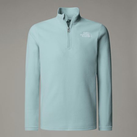 The North Face Glacier-fleece Met Kwartrits Voor Tieners Muted Pine male