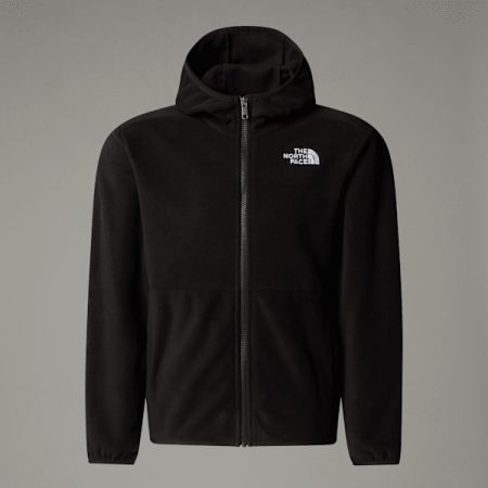 The North Face Glacier-fleecejas Met Capuchon Voor Tieners Tnf Black male