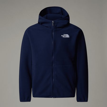 The North Face Glacier-fleecejas Met Capuchon Voor Tieners Summit Navy male