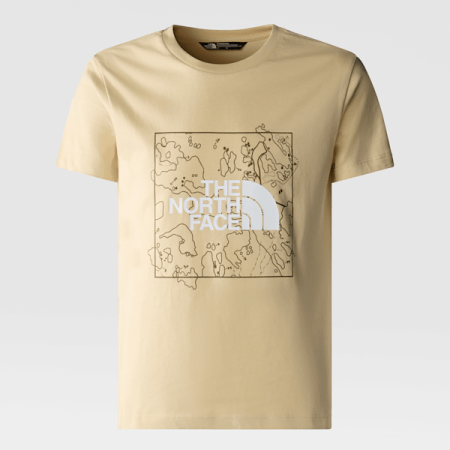 The North Face Graphic-t-shirt Voor Tieners Gravel-forest Olive male