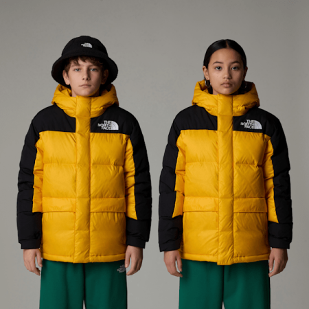 The North Face Korte Himalayan-donsparka Voor Tieners Summit Gold male