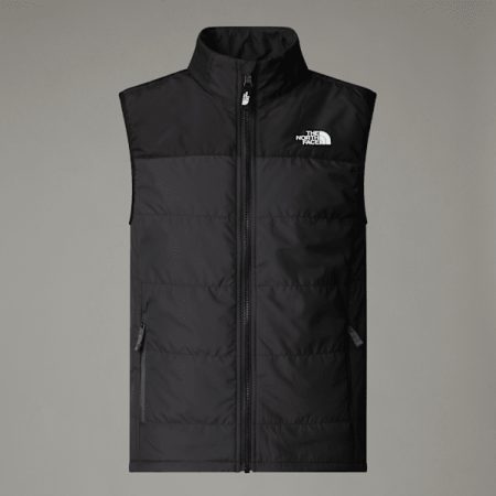 The North Face Geïsoleerde Reactor-bodywarmer Voor Tieners Asphalt Grey-tnf Black male